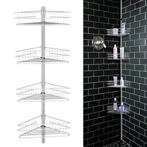 4 layer Rustproof Bathroom Corner Shelf