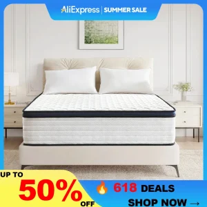 Queen Size Mattress Gel Memory Foam Hybrid
