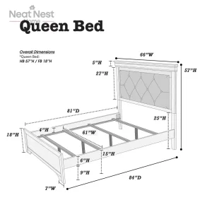White Faux Leather Tufted Headboar