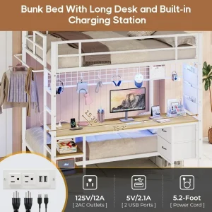 Full Over Twin Bunk Bed